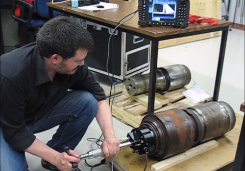 Phased Array Train Axle Scanner