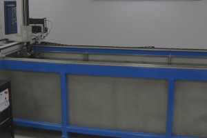 Phased array-immersion tank
